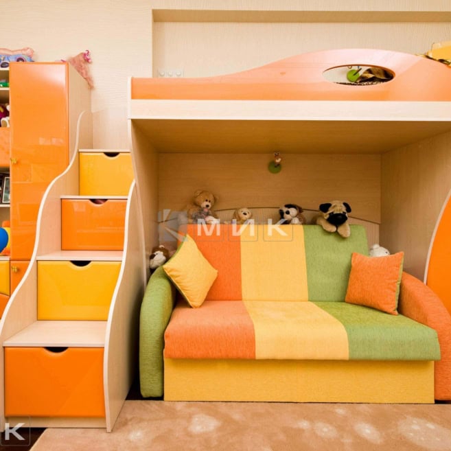 двухъярусная-кровать-в-оранжевом-цвете-134 двухъярусная-кровать-в-оранжевом-цвете-134