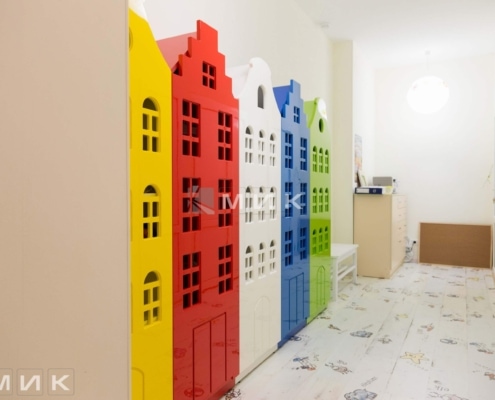 Кольорові будиночки шафи для одягу Кольорові будиночки шафи для одягу дітей