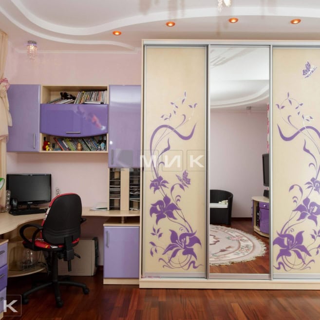 шкаф-купе-для-детской-156 шкаф-купе-для-детской-156