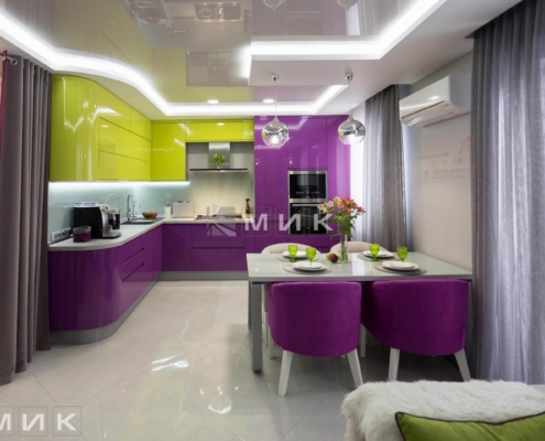 Кухня-студия-желто-фиолетовая(обухов)-1001