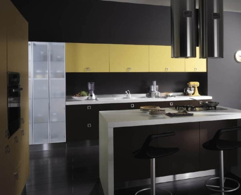 жёлто-чёрная-кухня-модерн