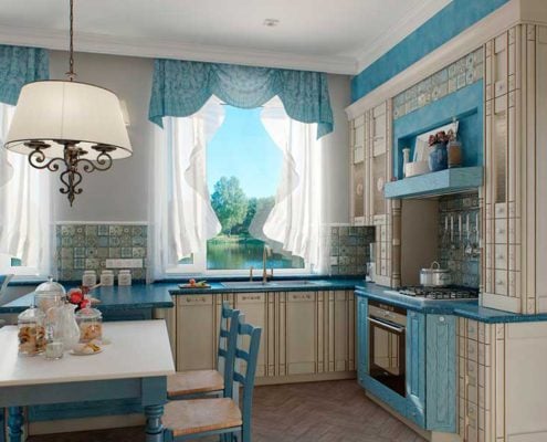 голубые-шторы-на-кухне