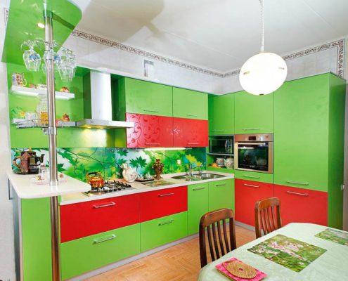 красно-зелёная-кухня