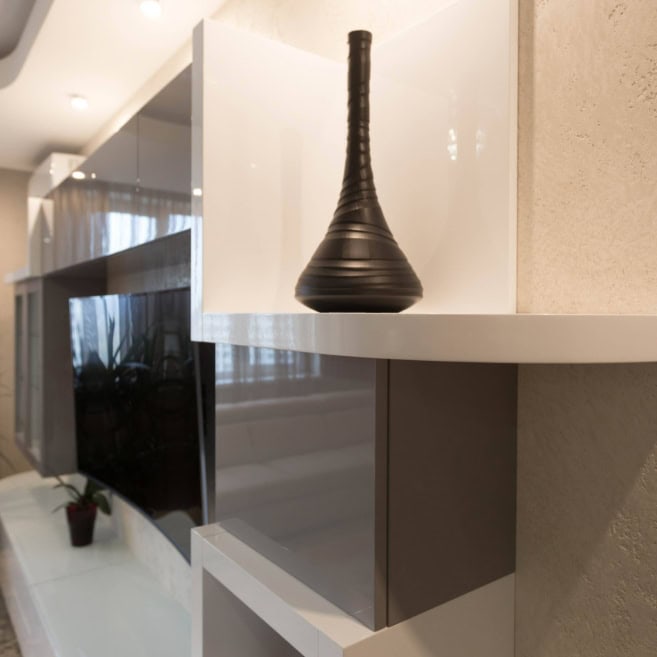 Полка МДФ в гостиной