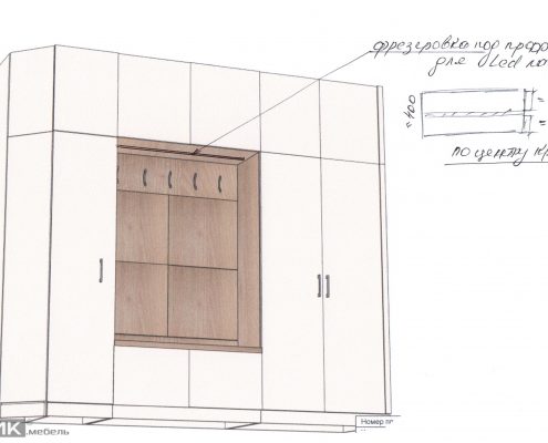 Эскиз шкафа Эскиз шкафа