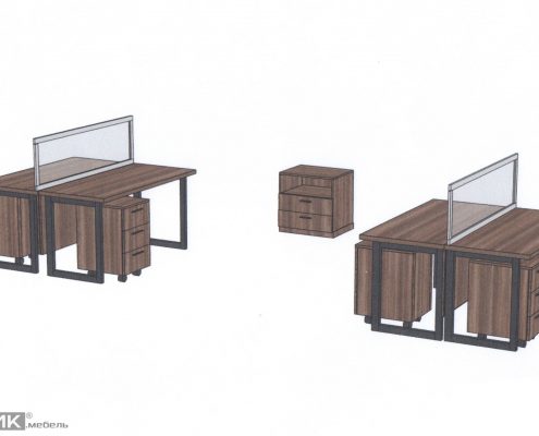 Эскиз офисной мебели Эскиз офисной мебели