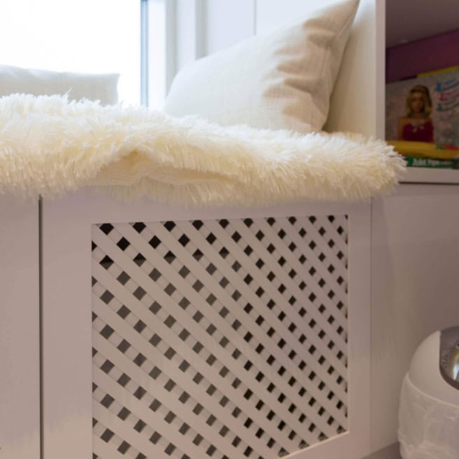 Решетка МДФ декоративная вставка для радиатора в детской Решетка МДФ декоративная вставка для радиатора в детской