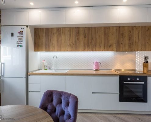 белая кухня прямая фото белая кухня прямая фото