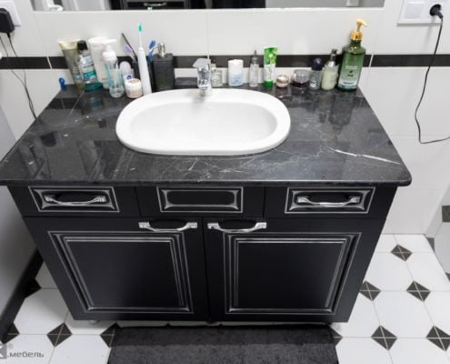 Черная-тумба-МДФ в-ванную-комнату-1001 Черная-тумба-МДФ в-ванную-комнату-1001