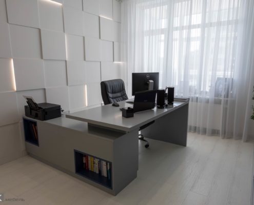 Стол-компьютерный из-крашеного-МДФ-1002 Стол-компьютерный из-крашеного-МДФ-1002