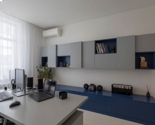 Стенка-для-домашнего-кабинета-из-крашеного-МДФ-1003 Стенка-для-домашнего-кабинета-из-крашеного-МДФ-1003