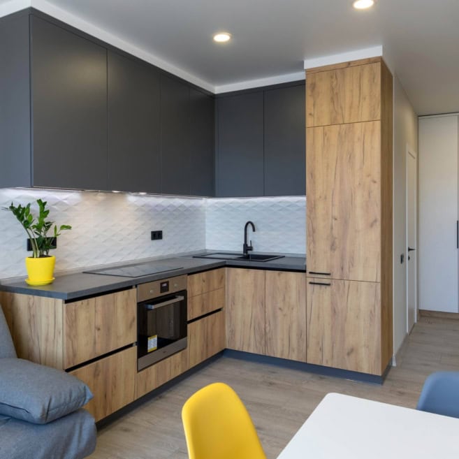 Кухня под потолок на заказ