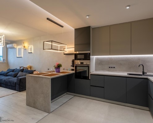 3-Кухня на заказ Fenix NTM 3-Кухня на заказ Fenix NTM