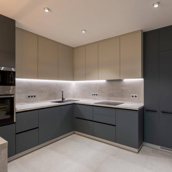 5-Кухня угловая Fenix NTM 5-Кухня угловая Fenix NTM