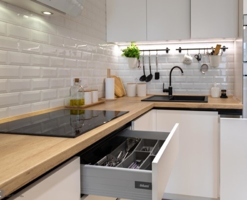 13-Ящик выдвижной тандембокс для посуды