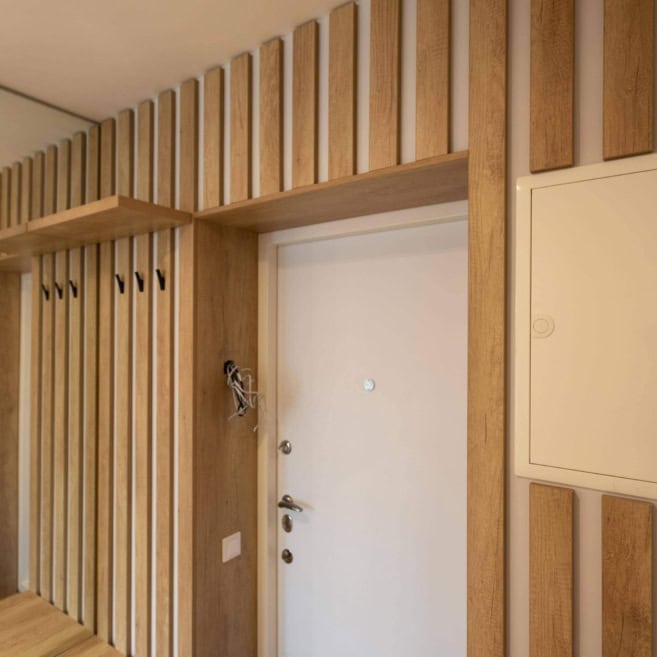 2-Планки ДСП на стену в рихожей 2-Планки ДСП на стену в рихожей