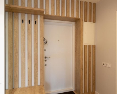 3-Зашивка стены панелями ДСП 3-Зашивка стены панелями ДСП