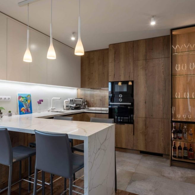 Кухонний гарнітур виготовлений на замовлення