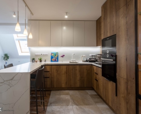 П-подібна кухня у квартирі клієнта