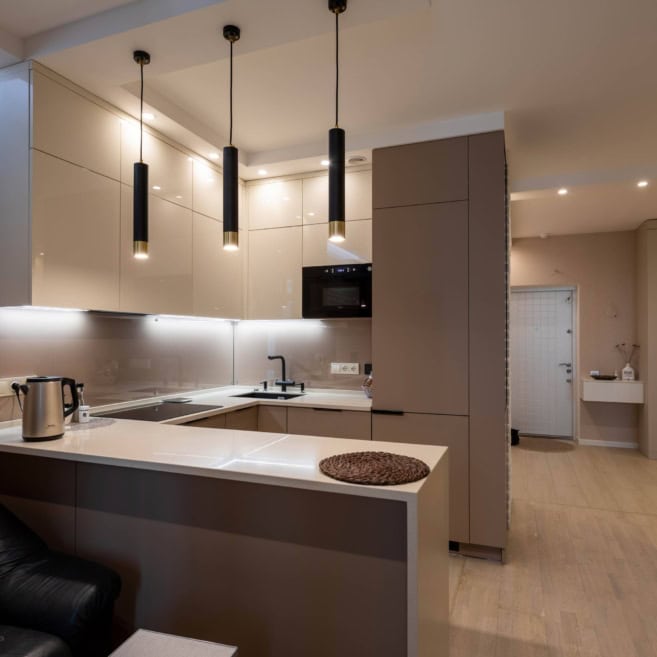 1_Кухня студия капучино с молоком 1_Кухня студия капучино с молоком