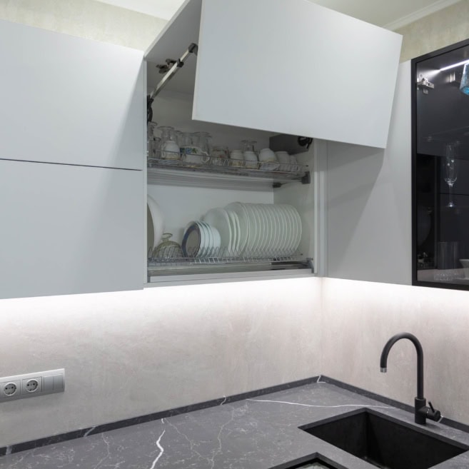 Шкаф авентос в кухне
