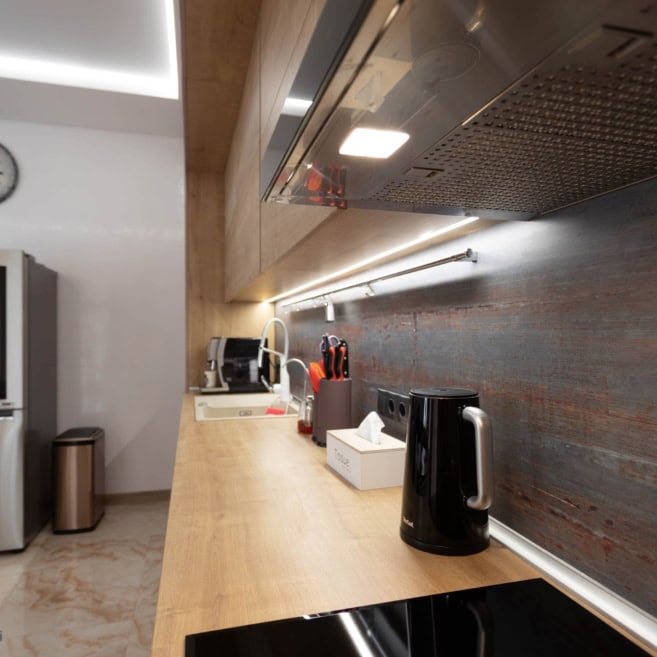 Підсвічування в сучасній кухні