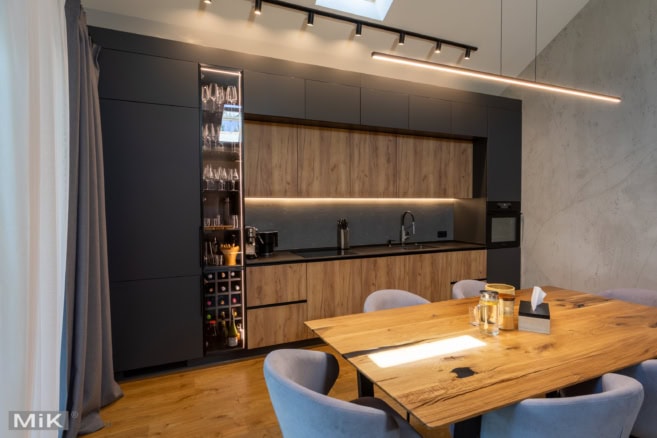 Кухня з фасадами МДФ АГТ Кухня з фасадами МДФ АГТ під замовлення