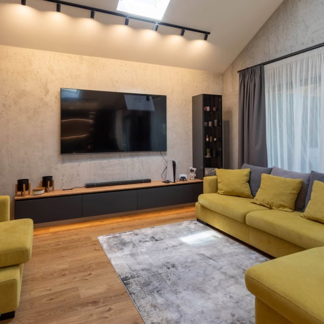 Эксклюзивная подвесная мебель для гостиной от украинского производителя Мик Мебель