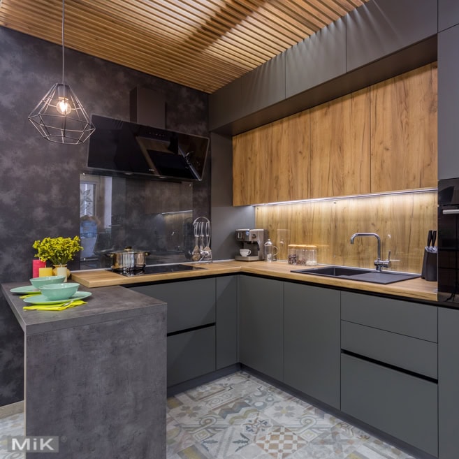 Кухня з МДФ АГТ у салоні Мік Меблі