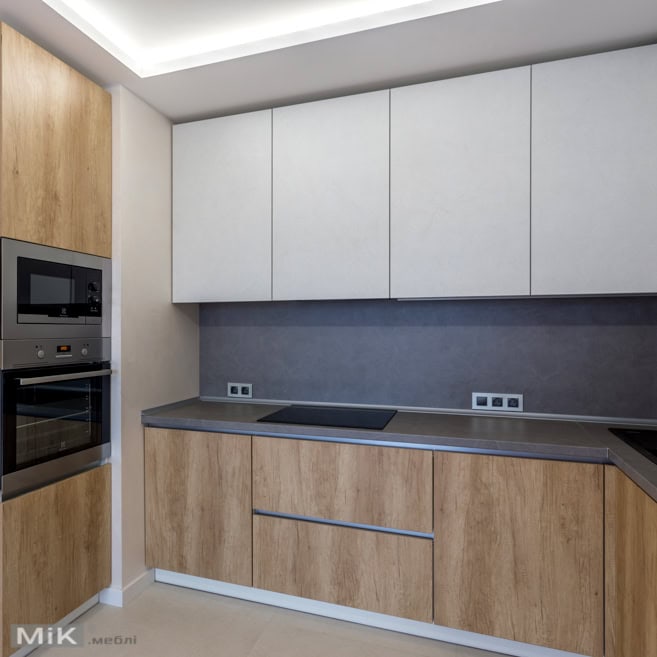 Стильна кухня без ручок