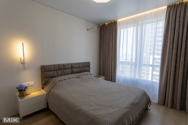 2_Кровать с подвесными тумбами Кровать с подвесными тумбами