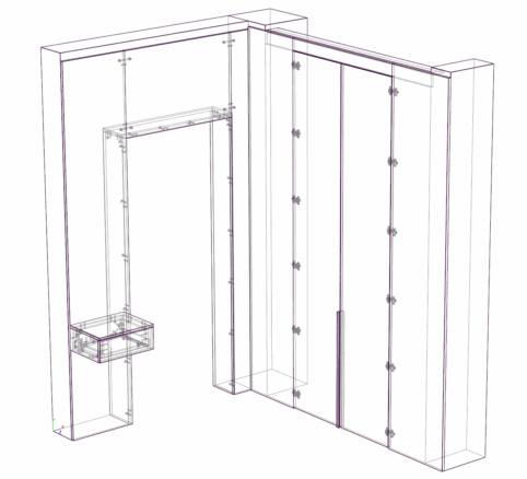 Проєкт зашивання стін панелями ДСП Проєкт зашивання стін панелями ДСП