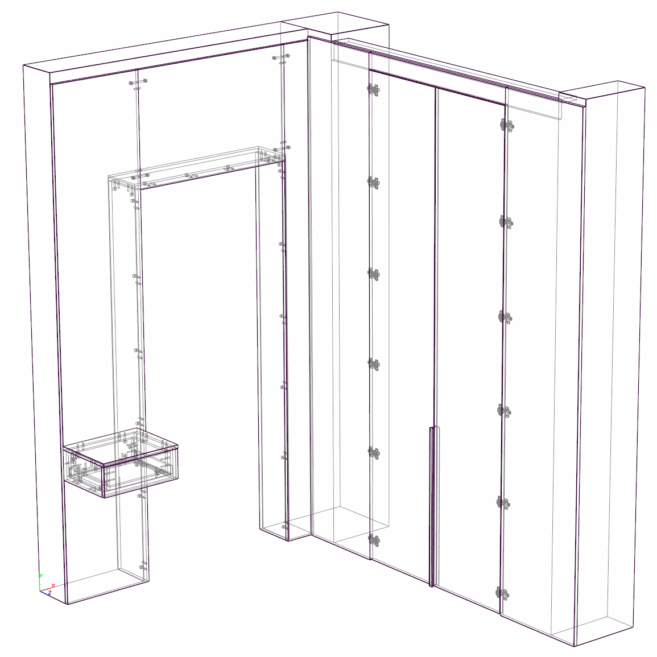 Проєкт зашивання стін панелями ДСП Проєкт зашивання стін панелями ДСП