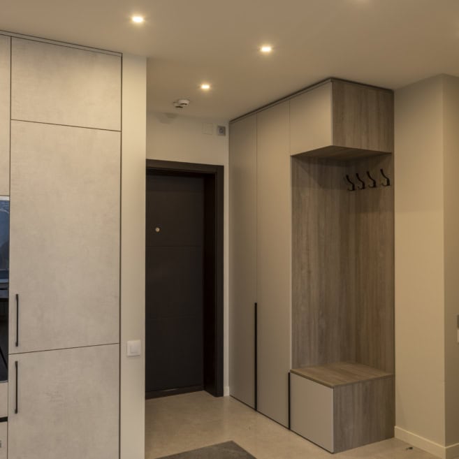 6_Прихожая с открытой вешалкой Прихожая с открытой вешалкой