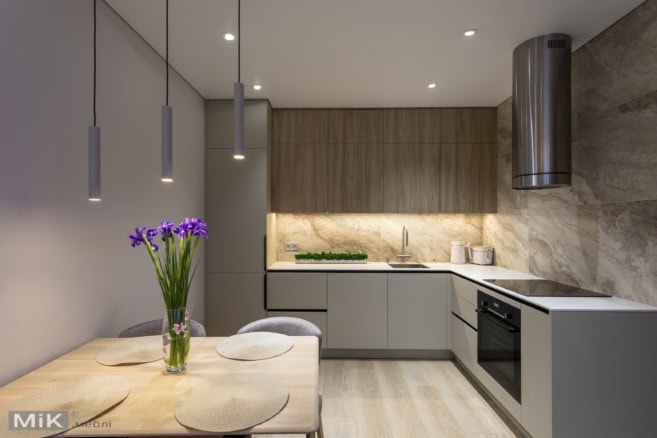 Кухня на замовлення з стільницею з Fundermax