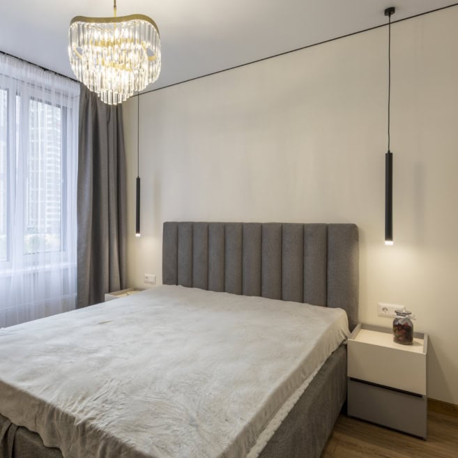 1_Ліжко і тумбочки в сучасній спальні 1_Ліжко і тумбочки в сучасній спальні