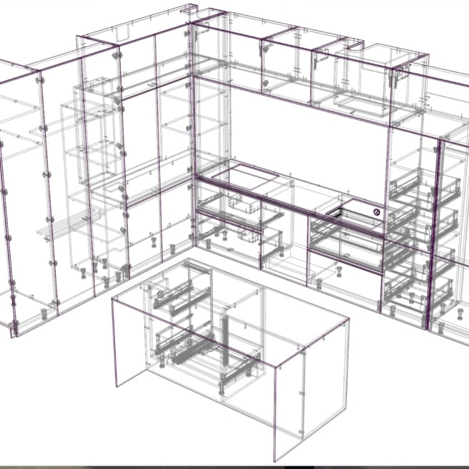 2_3д проект кухні з островом 3д проект кухні з островом