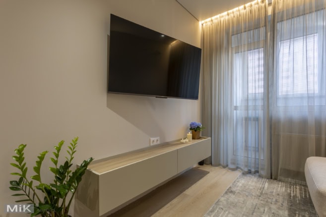 2_Підвісна тумба під телевізор Підвісна тумба під телевізор