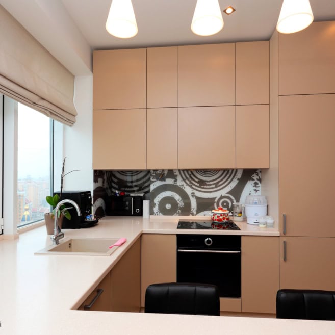 5_П-подібна кухня на замовлення з фасадами МДФ П-подібна кухня на замовлення з фасадами МДФ