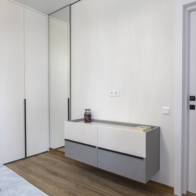 5_Підвісна комода з ящиками для спальні Підвісна комода з ящиками для спальні